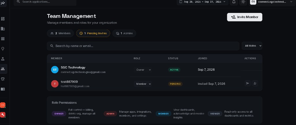 MonixaHQ Team Management